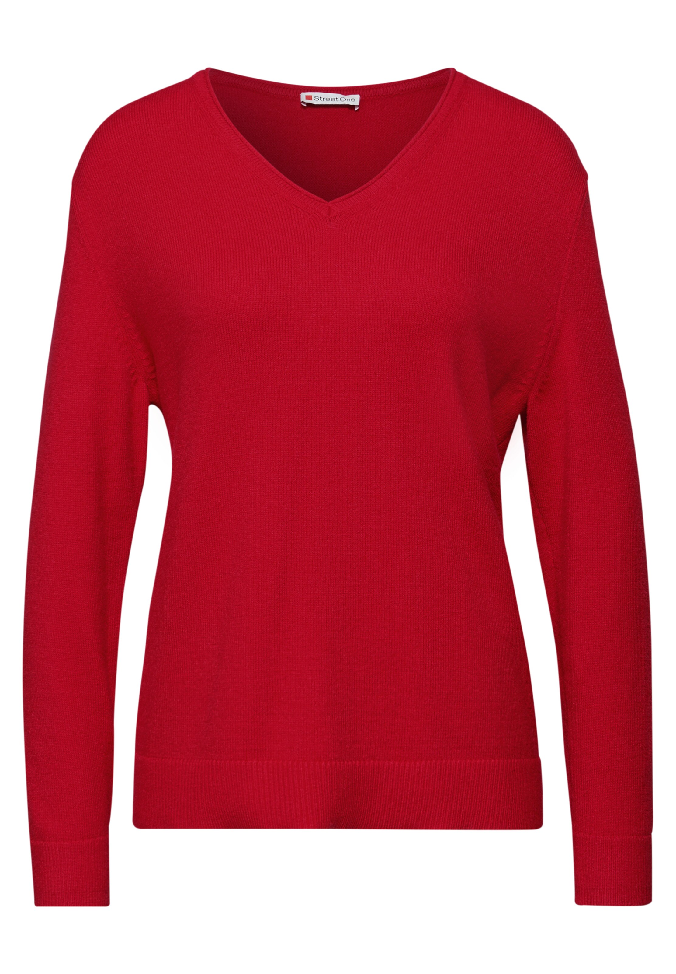 STREET ONE Pullover in Rot: Vorderseite