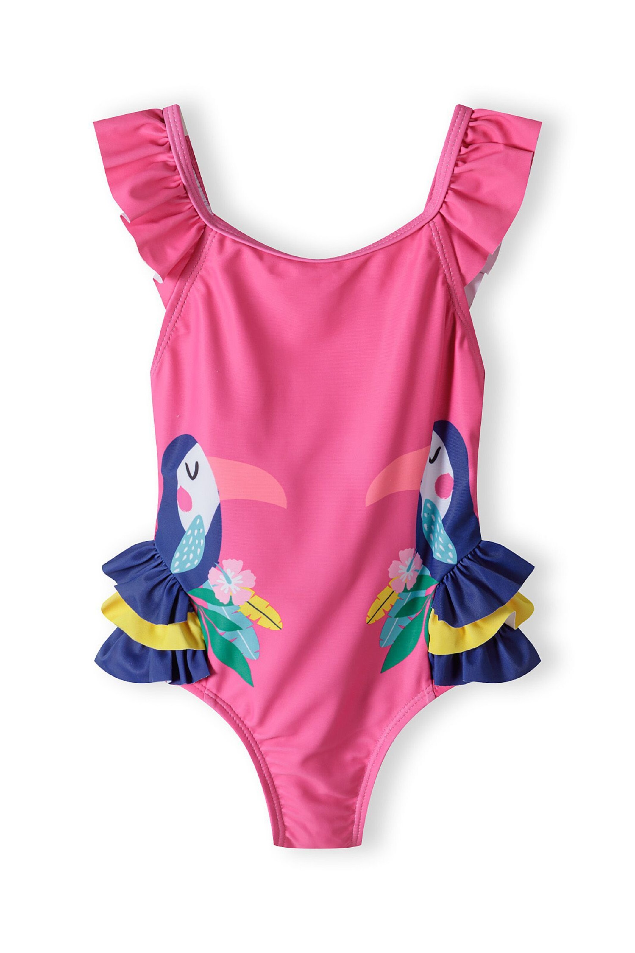 MINOTI Jednodielne plavky - Ružová: predná strana