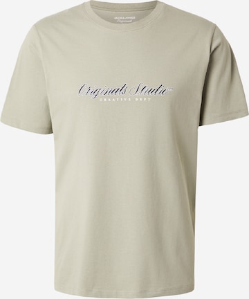 JACK & JONES Koszulka 'JORMONTAUK' w kolorze zielony: przód