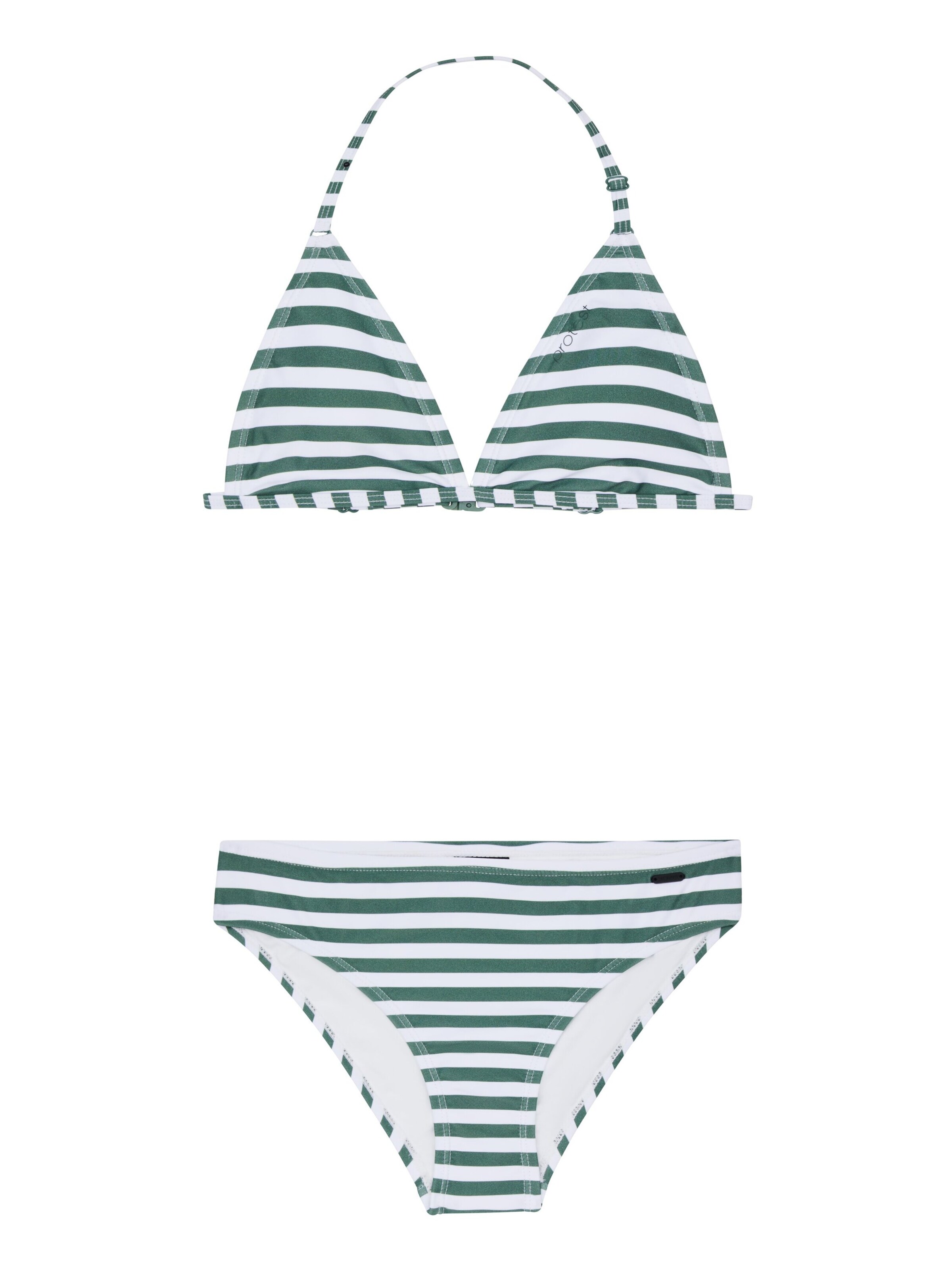 PROTEST Triangel Bikini 'PRTMicky JR' in Groen: voorkant