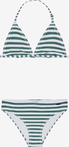 PROTEST Triangel Bikini 'PRTMicky JR' in Groen: voorkant