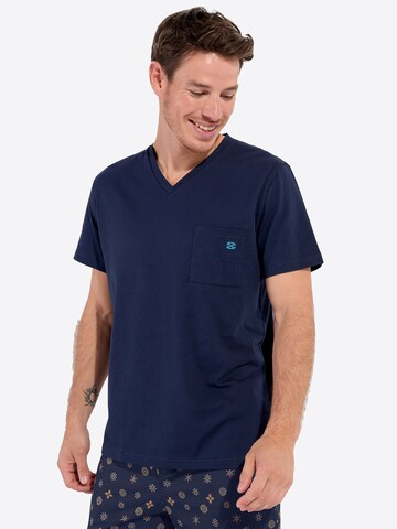 HOM Shorty ' Mandala ' in Blau