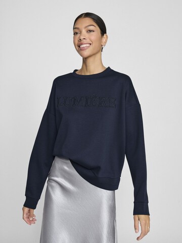 Sweat-shirt VILA en bleu : devant