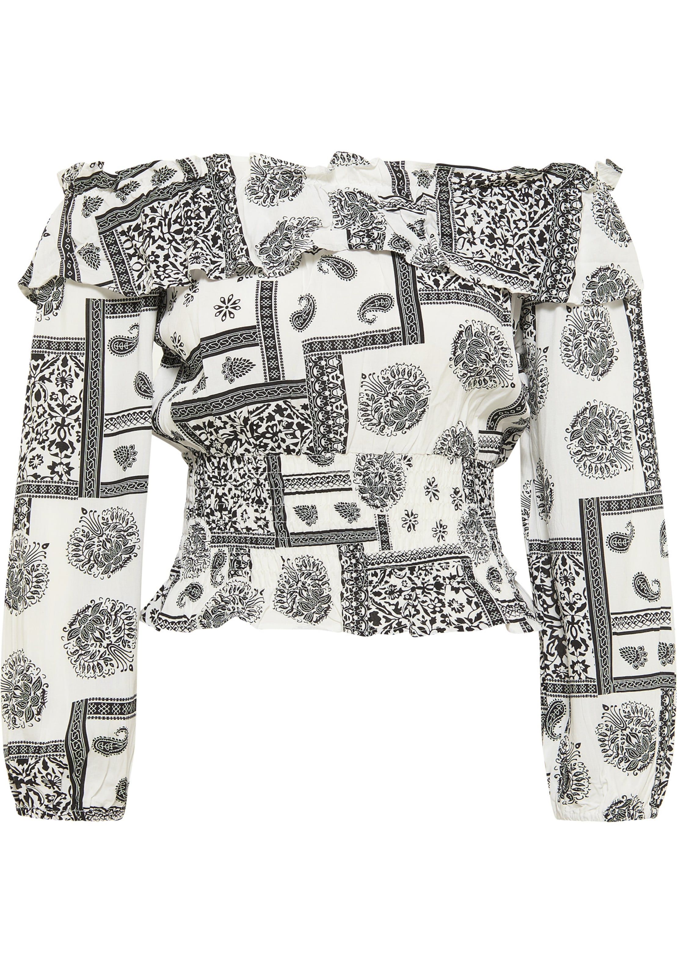 Camicia da donna IZIA di colore nero / bianco, Visualizzazione prodotti