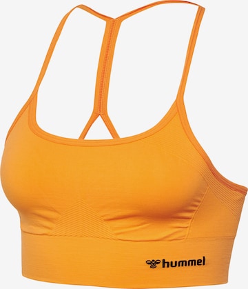 Hummel Bustier Sport-BH in Orange