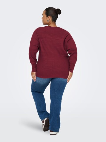 ONLY Carmakoma Sweater 'CARNew Adaline' in Red