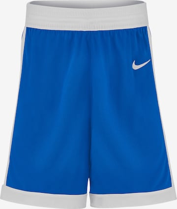 NIKE Workout Pants 'Team25' in Blue: front