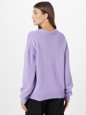 MADS NORGAARD COPENHAGEN Sweater 'Kevi' in Purple