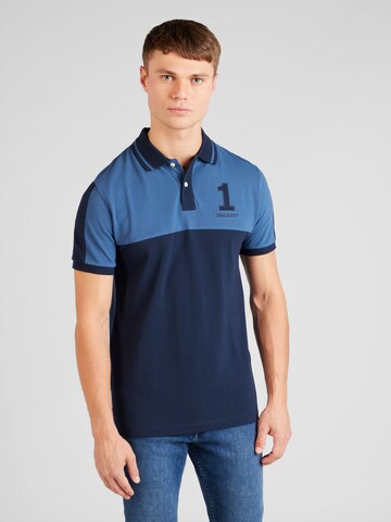 Hackett London Shirt in Blauw: voorkant