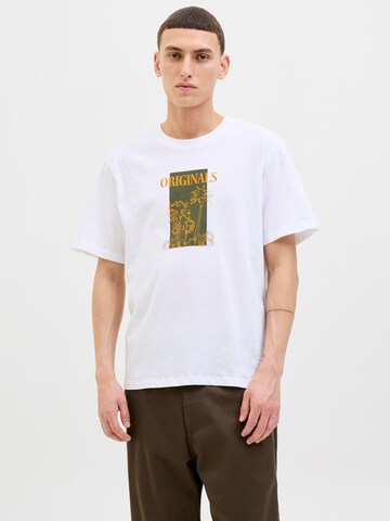 JACK & JONES Shirt in Wit: voorkant