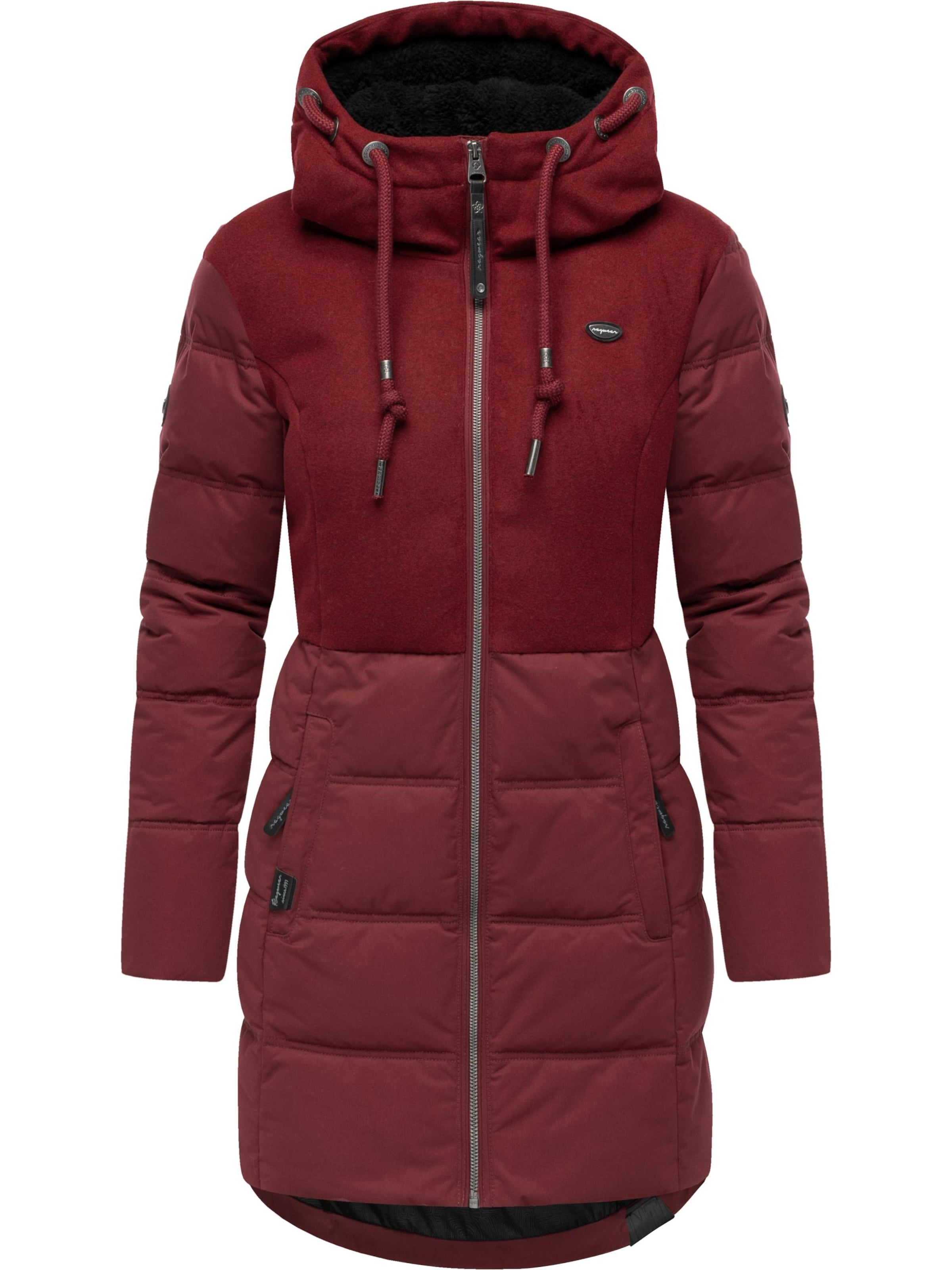Ragwear Winter coat 'Ashani' in Red: front