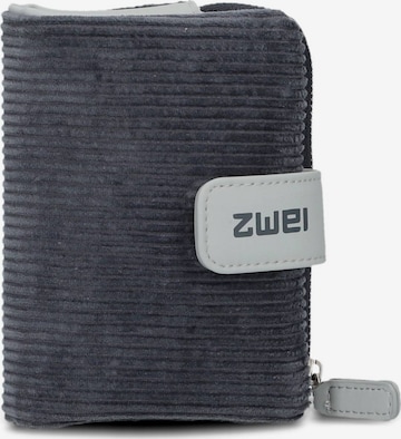 ZWEI Portemonnaie 'Mademoiselle' in Blau: Vorderseite