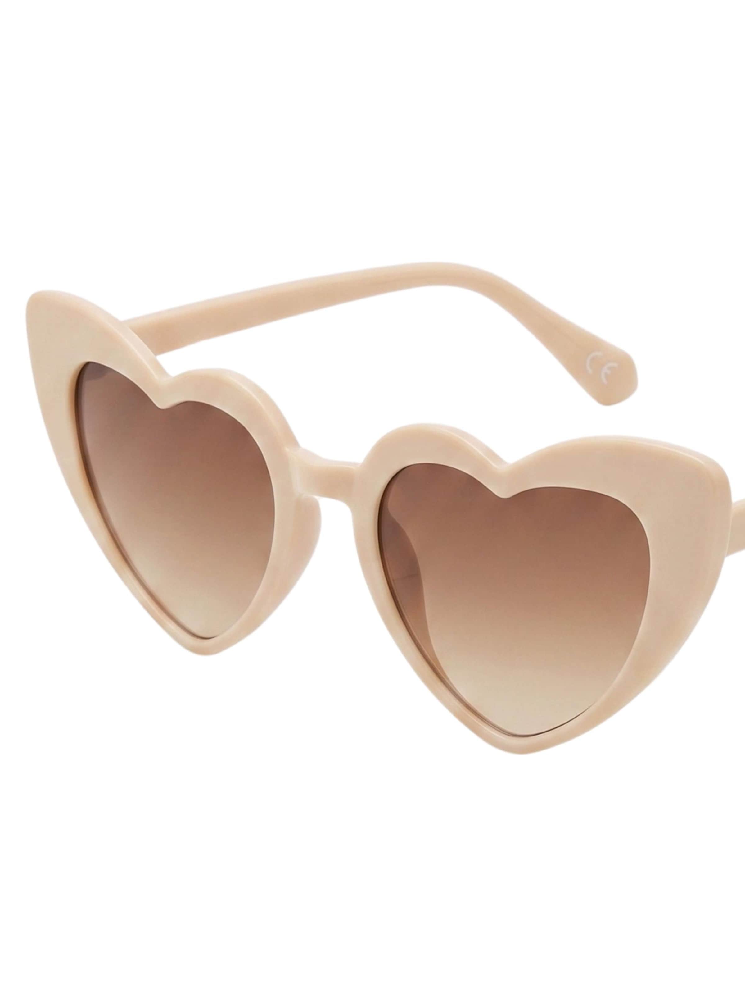 Lunettes de soleil 'Solo-Solis Love Shades' Maxte en beige