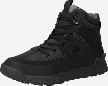 LACOSTE High-Top Sneakers in Black: front