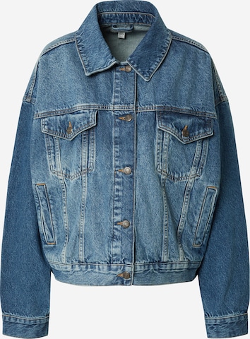 TOPSHOP Between-Season Jacket in Blue: front