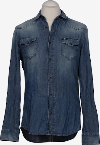 7 for all mankind Hemd M in Blau: Vorderseite