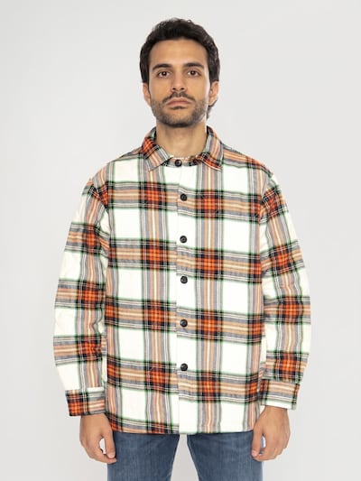 Camicia 'Sven II Shirt Lined LS White / Red' in S EDWIN di colore colori misti, Visualizzazione prodotti