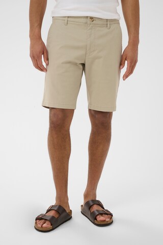 Regular Pantalon 'Thomas' Matinique en beige : devant