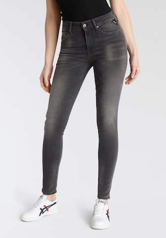 REPLAY Skinny Jeans i svart: framsida
