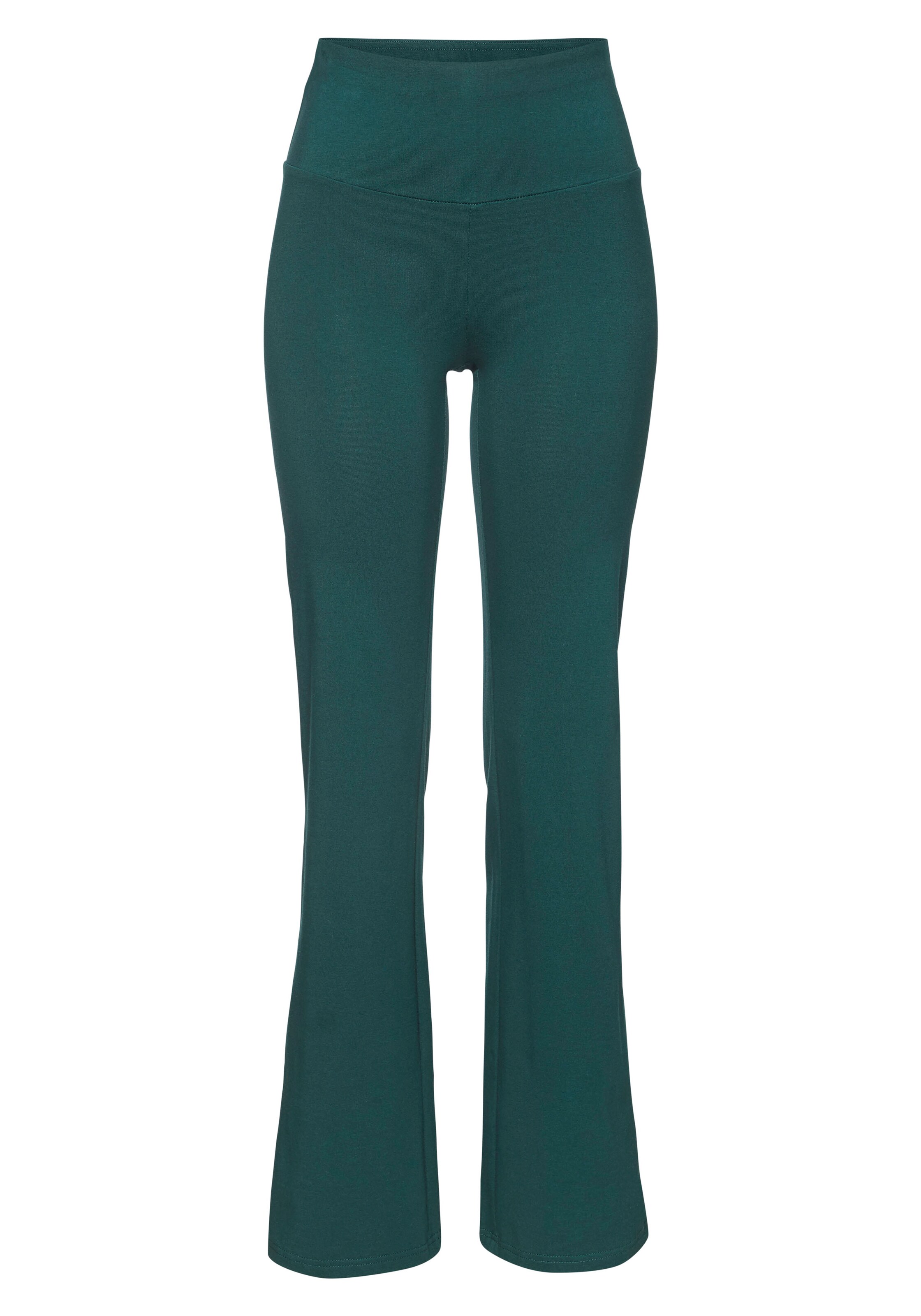 LASCANA ACTIVE Workout Pants in Green: front