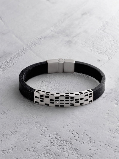 Braccialetto 'LEADER' REYTEL di colore argento, Visualizzazione prodotti