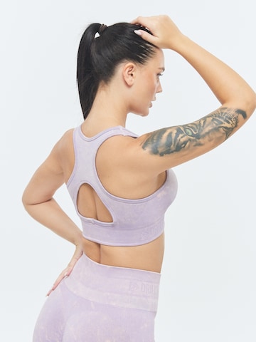 DRILLS Apparel Bustier Sport bh 'XFUNCTION Racer Bra' in Lila