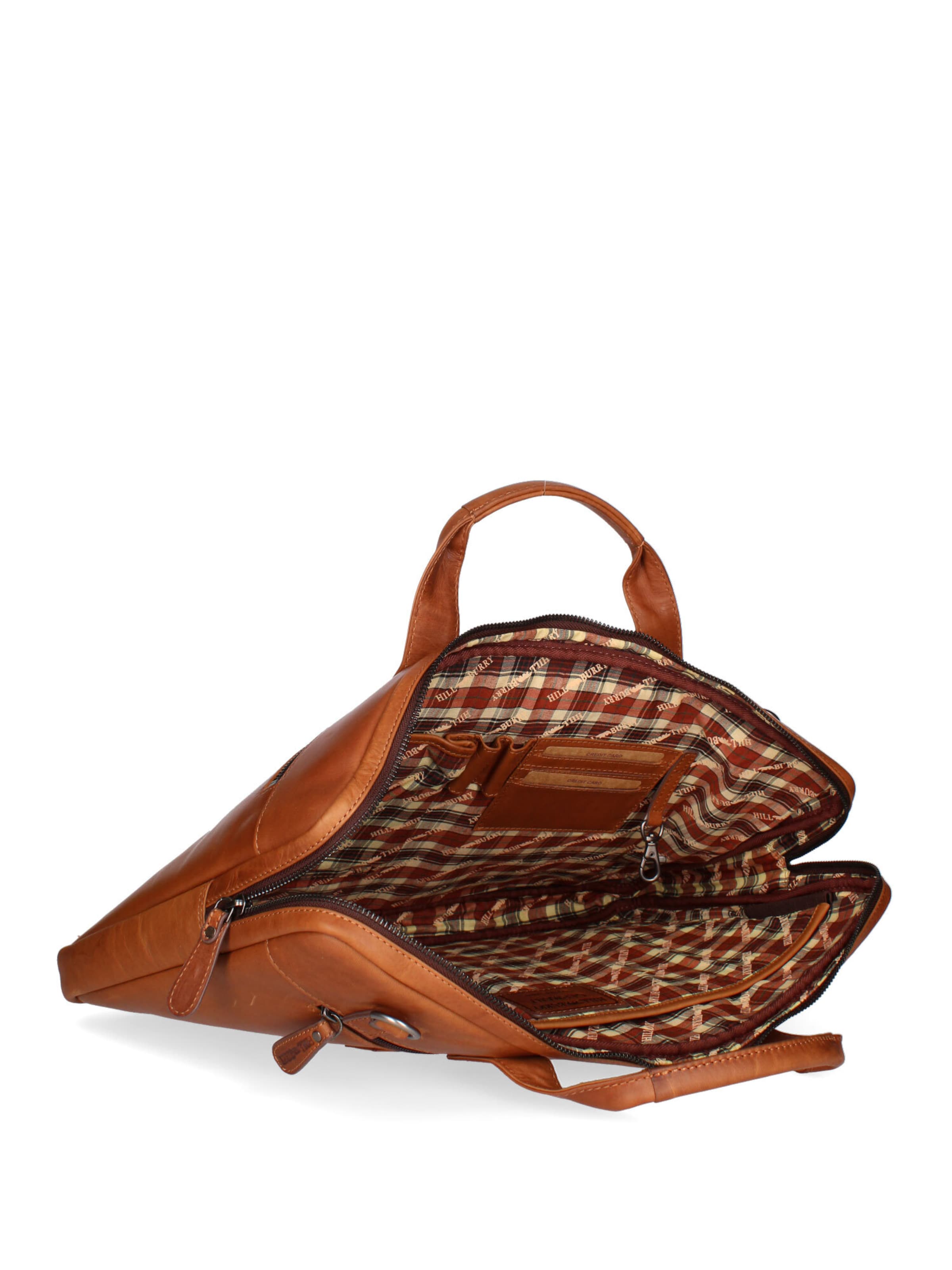 HILL BURRY Aktentas in Bruin