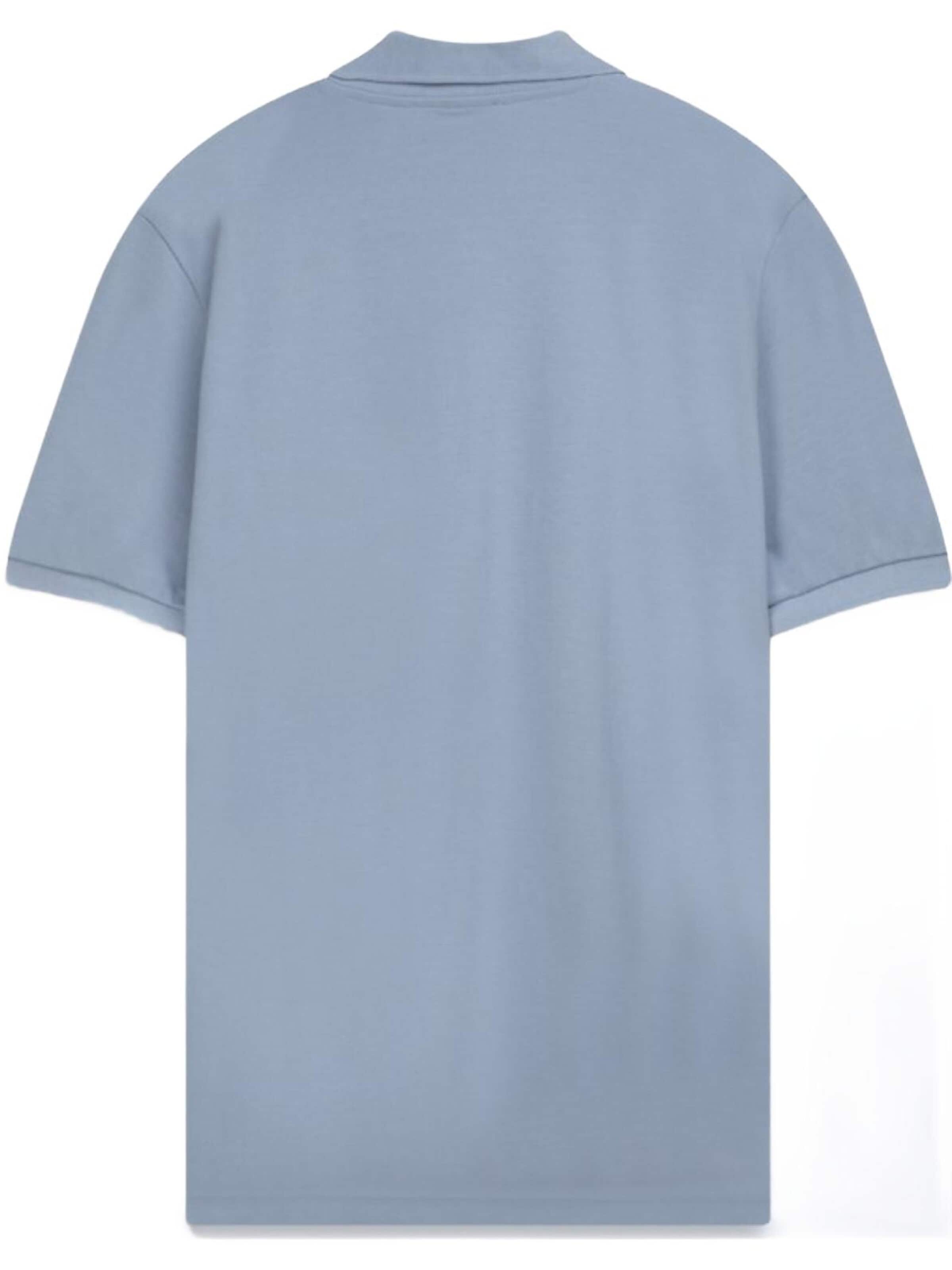 T-Shirt 'Zip Polo Shirt' LTB Jeans en bleu : devant