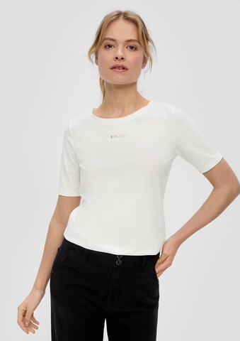 s.Oliver Shirt in Beige: front