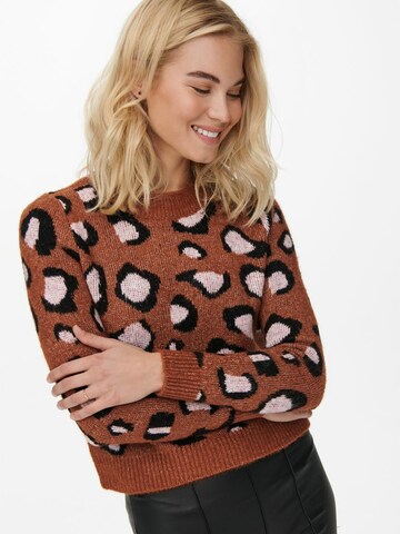 ONLY Pullover 'Leo' in Rot