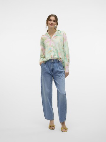 VERO MODA Loose fit Pleat-front jeans 'Etna' in Blue