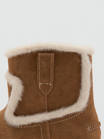 MANGO KIDS Talvisaappaat 'ANNA' värissä ruskea