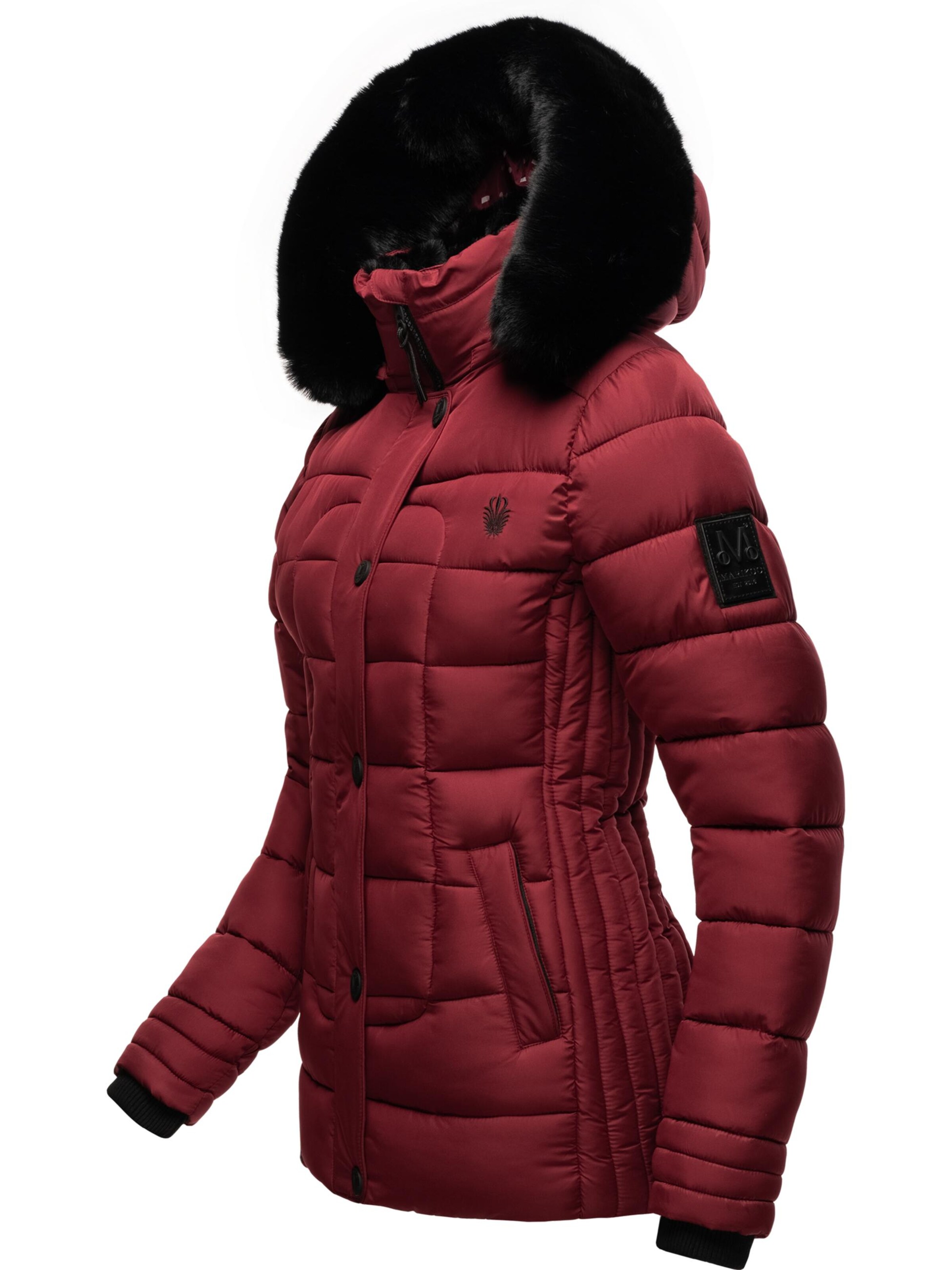 MARIKOO Winter jacket 'Qesraa' in Red