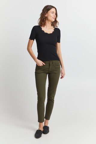 Fransa - Slimfit Vaquero en verde