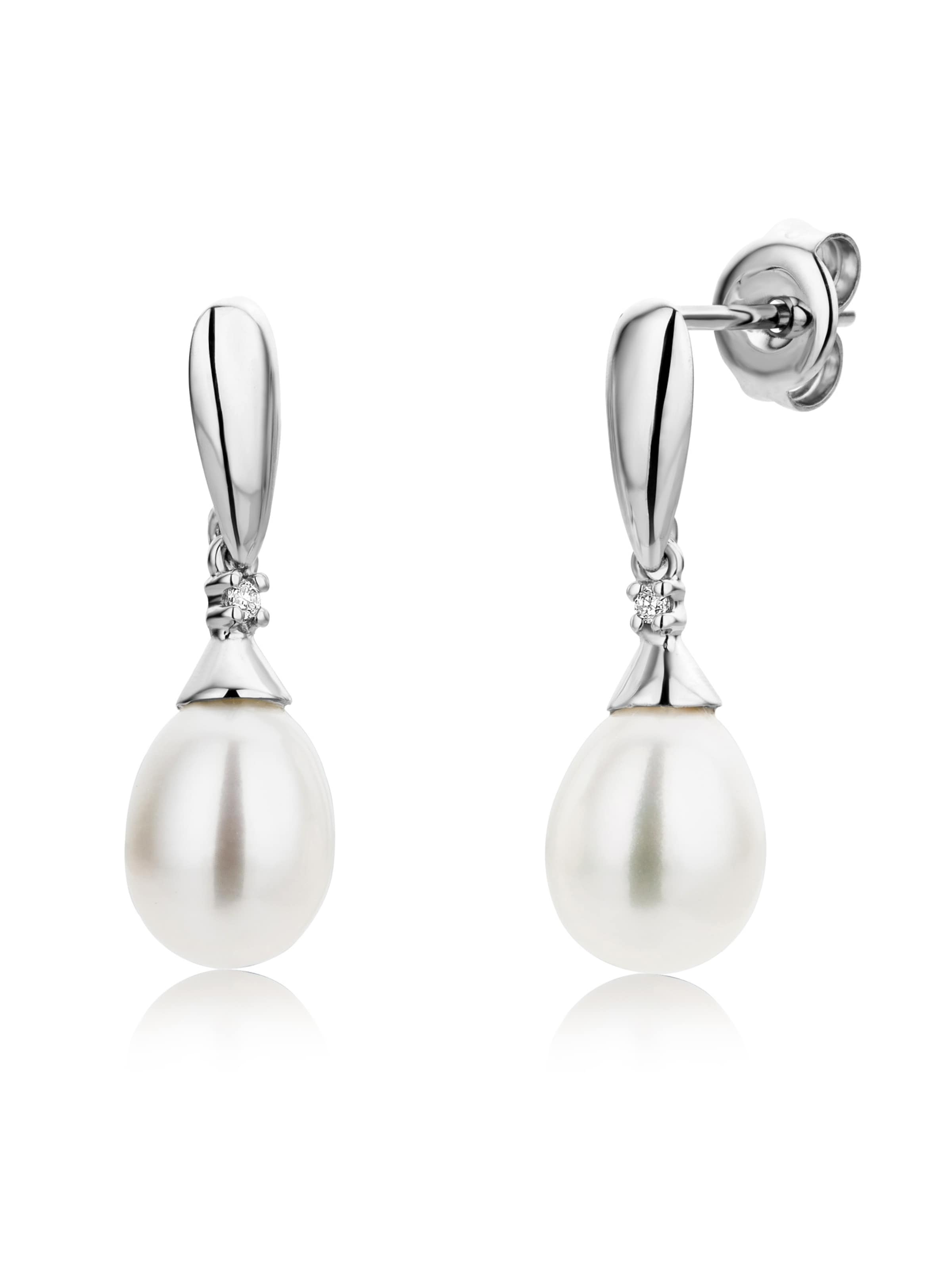 DIAMANT LETERNEL Earrings in Silver: front