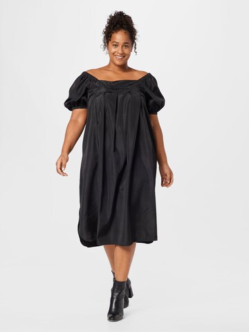 Robe EVOKED en noir : devant