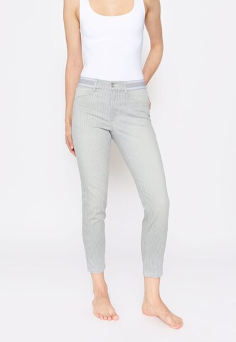 Angels Skinny Jeans in Grey: front