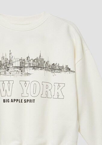 s.Oliver Sweatshirt in Wit