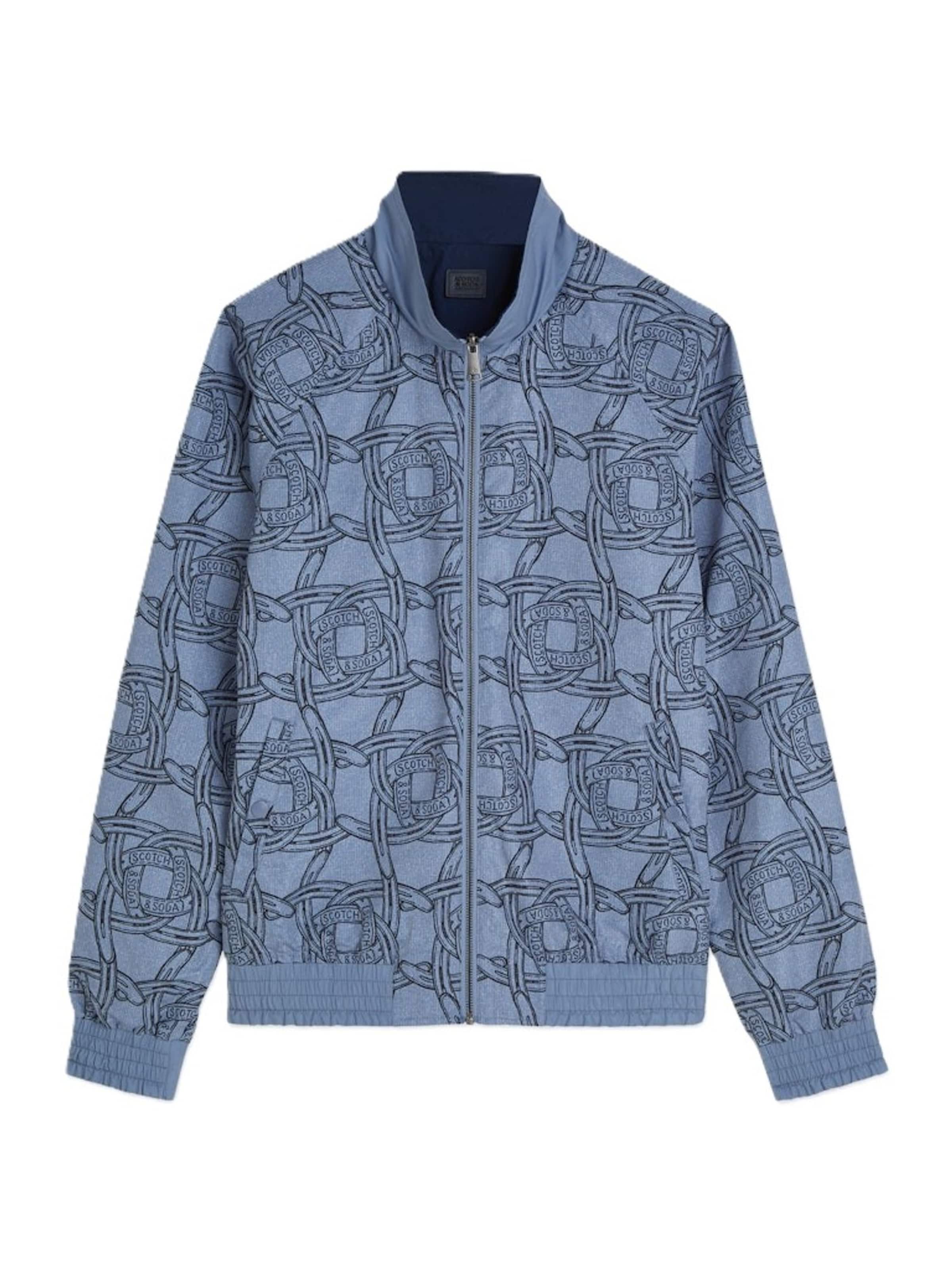 SCOTCH & SODA Between-Season Jacket in Blue: front