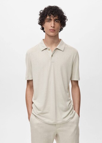 MANGO MAN Poloshirt 'Amberes' in Grau: Vorderseite