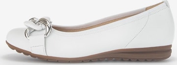 GABOR Ballet Flats in White