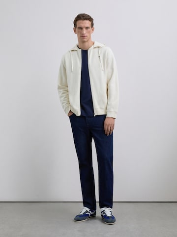 Scalpers Sweatjacka 'Nos Fade' i beige