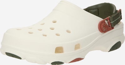 Crocs Pantofle 'Classic All Terrain' - rezav�ě hnědá / tmavě zelená / bílá, Produkt