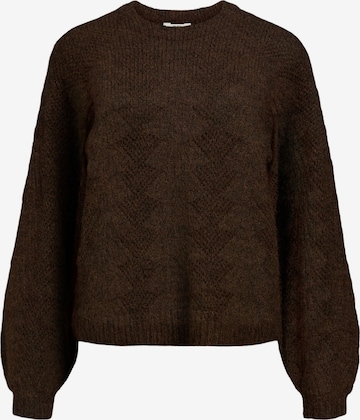 Pullover 'OBJFLORA' di OBJECT in marrone: frontale