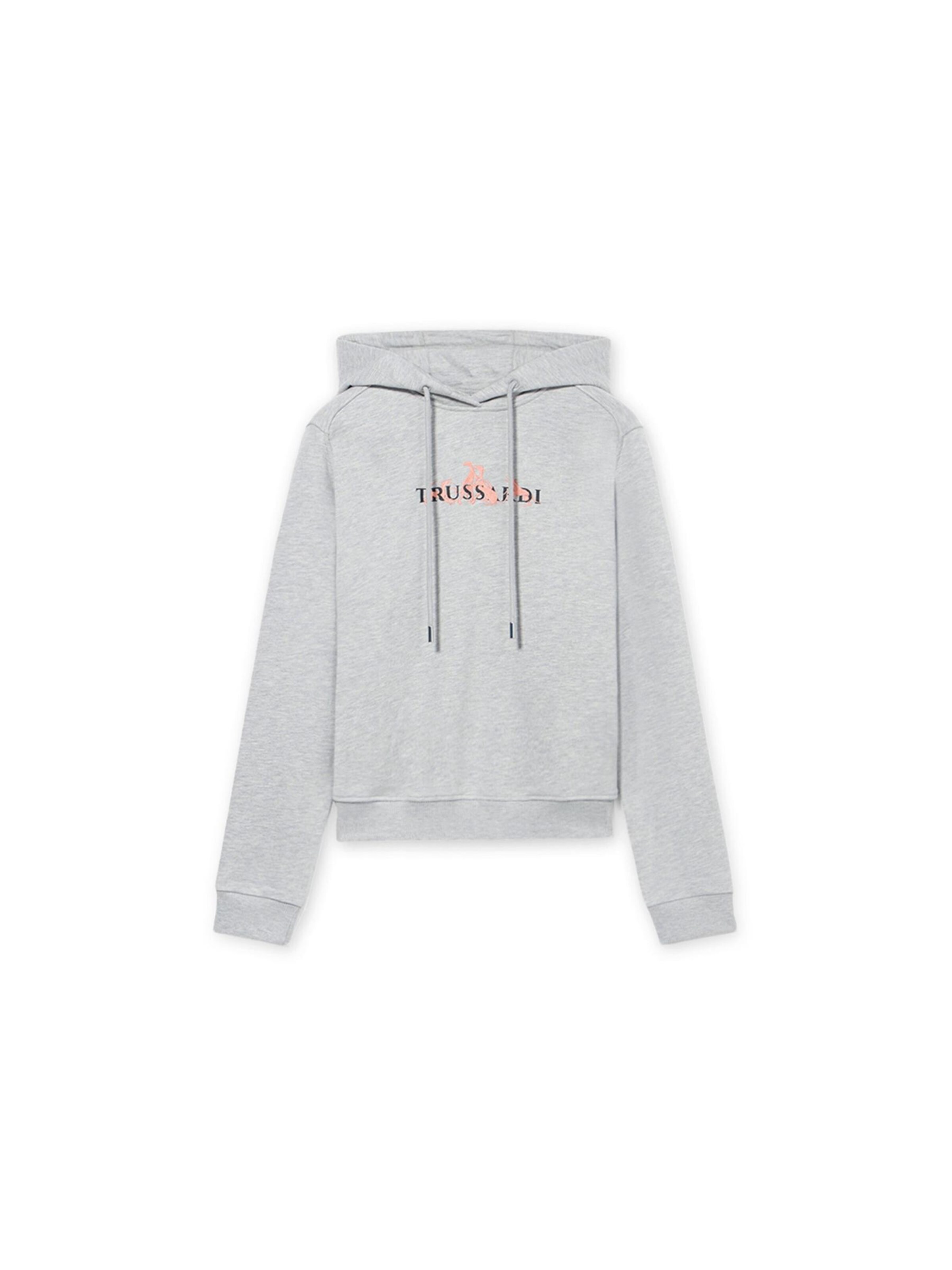 Trussardi Sweatshirt in Grijs: voorkant