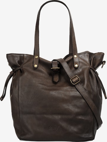 Cabas forty° en marron : devant