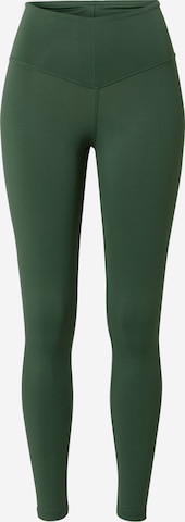 Skinny Pantaloni sportivi 'HERO' di NEBBIA in verde: frontale