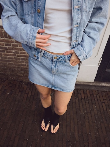 Bershka Skirt in Blue