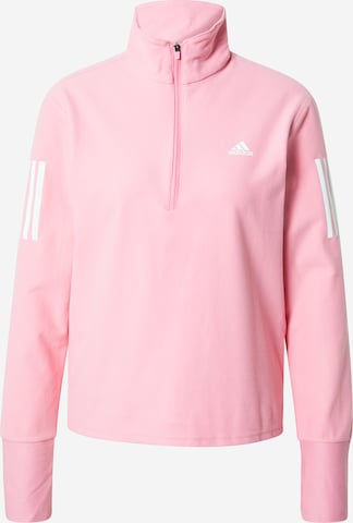 ADIDAS SPORTSWEAR Sportief sweatshirt 'Own The Run ' in Roze: voorkant