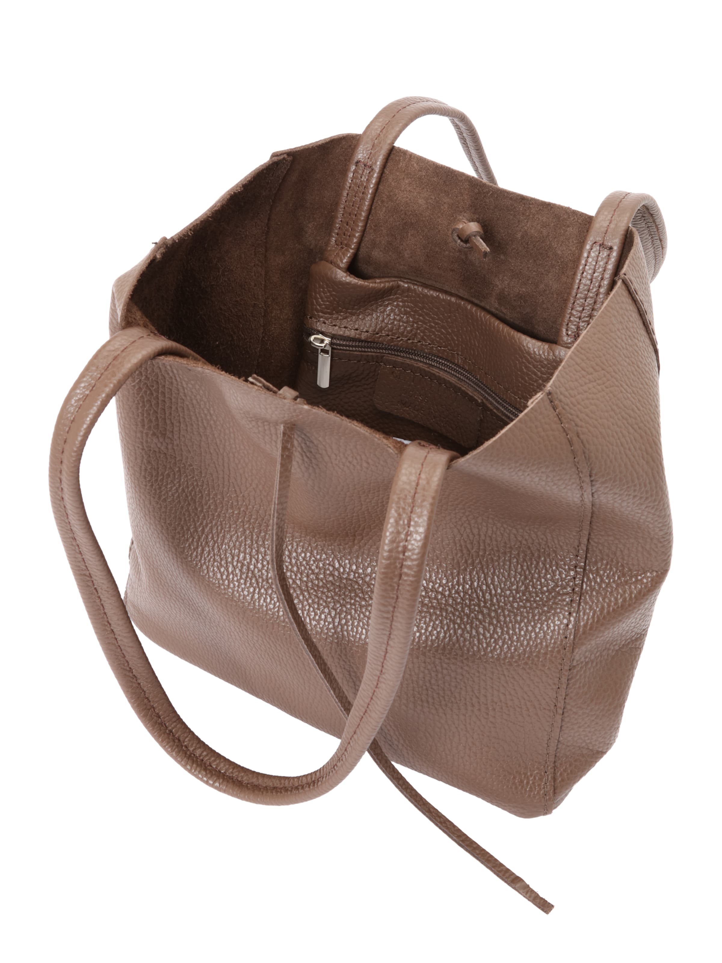 Zwillingsherz - Shopper en marrón